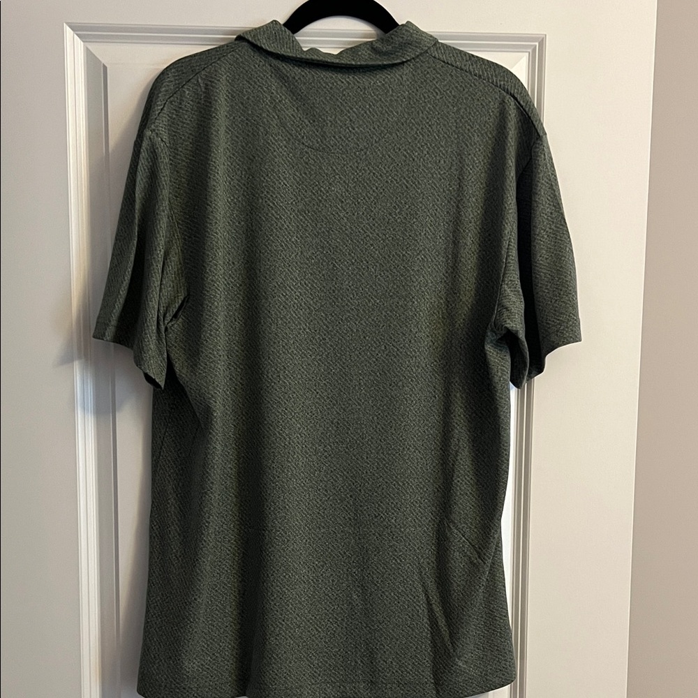 Callaway Opti-Dri Golf Polo Shirt Green Heather Mens Large Performance - Picture 4 of 6